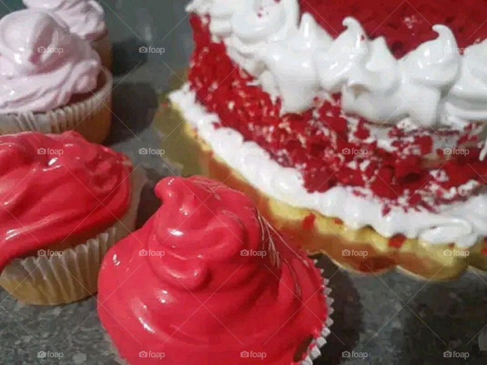 Enjoying eating ice cream on the occasion of birthday.