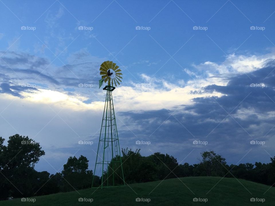 Kansas windmill