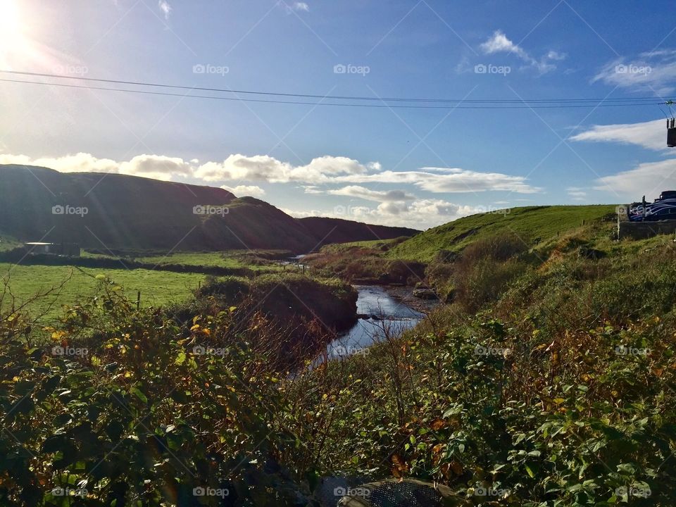 Irish countryside landscape