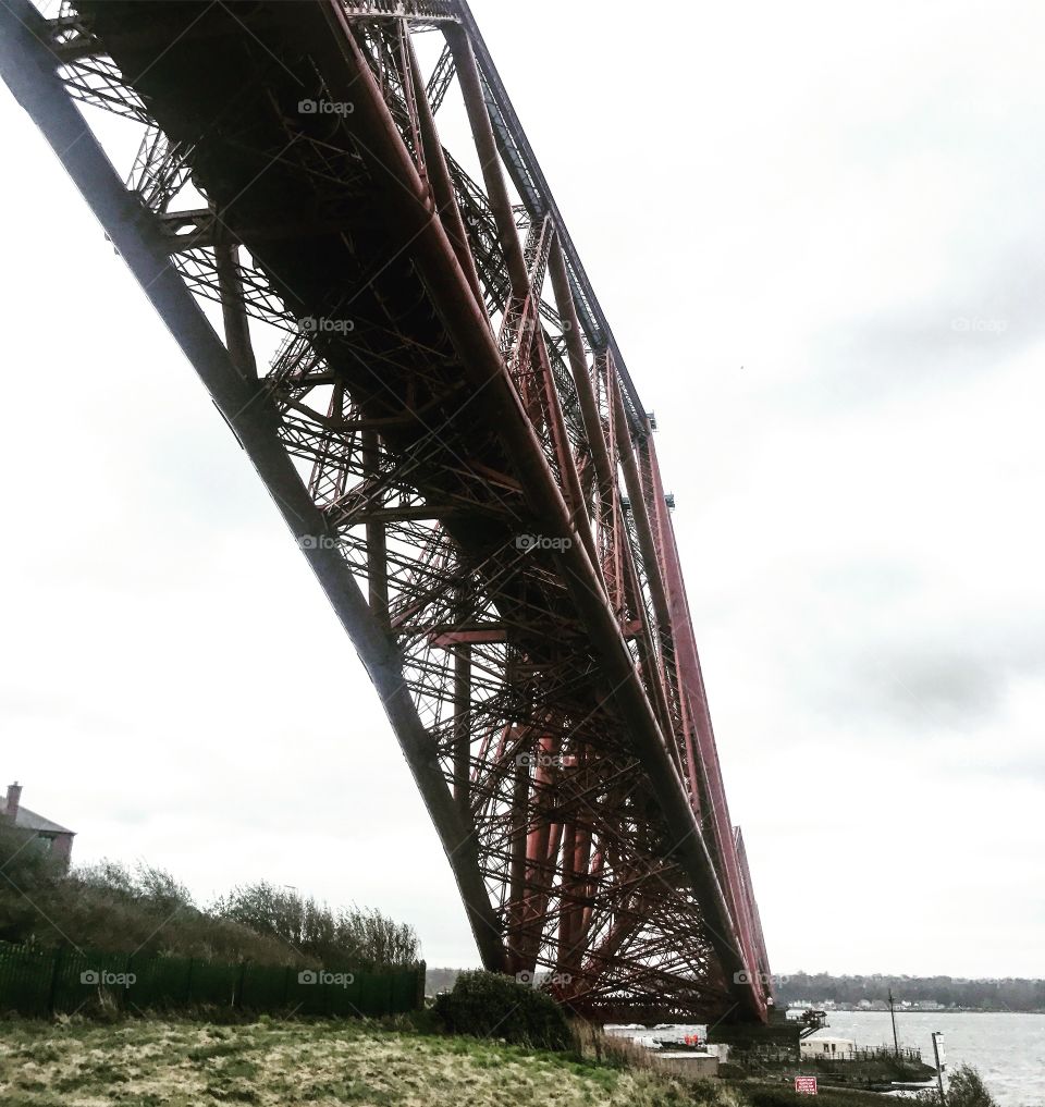 Under the Forth Rail Bridge!! 