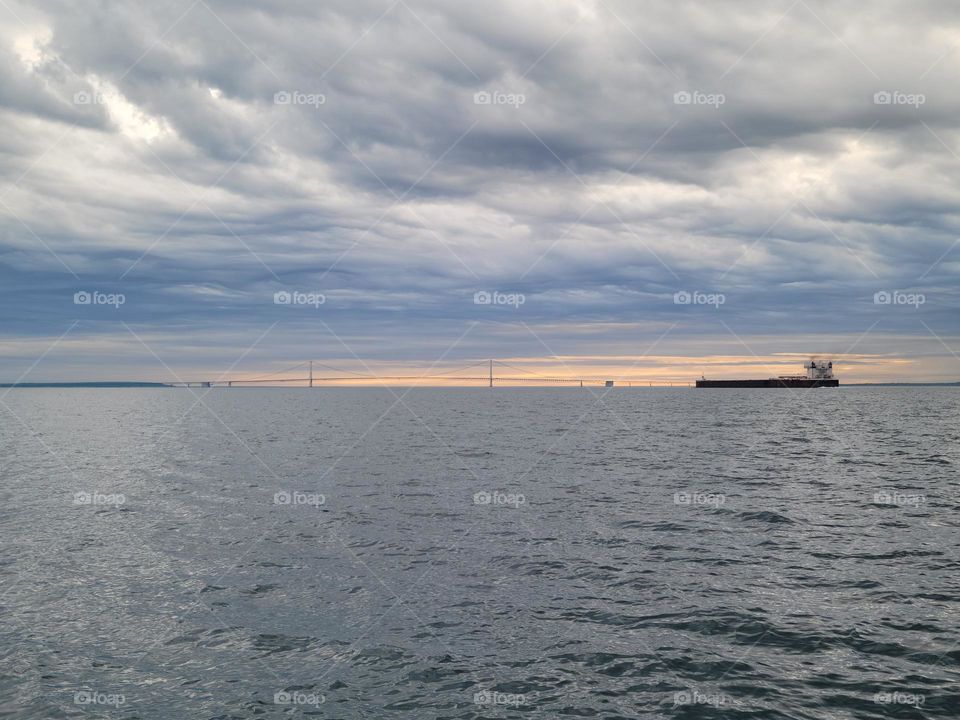 Just another day in Mackinac Straits