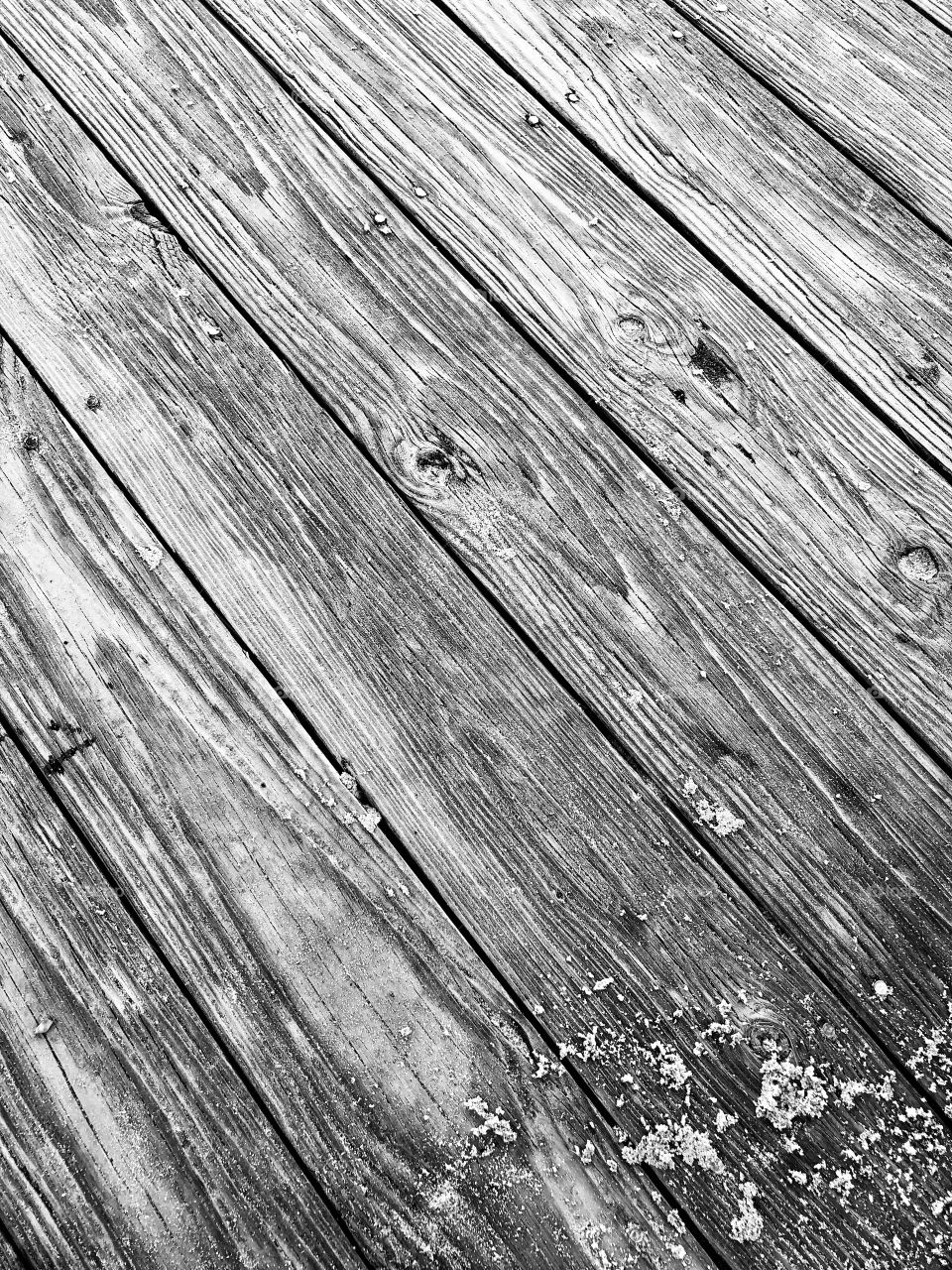 B&W wood planks