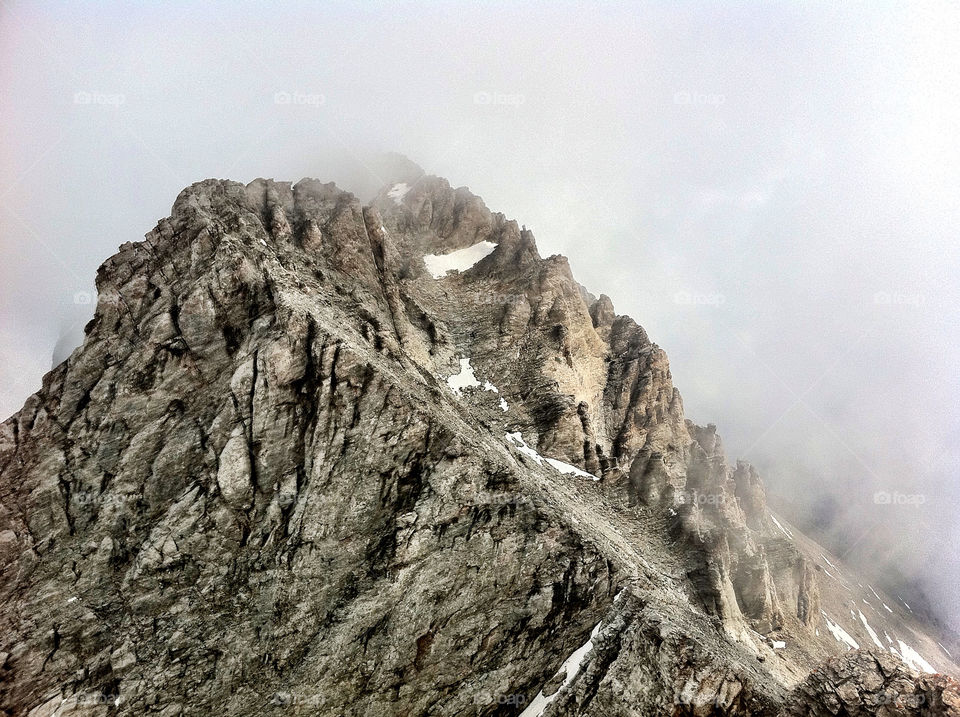 mt olympus greece mountain clouds rock by oden