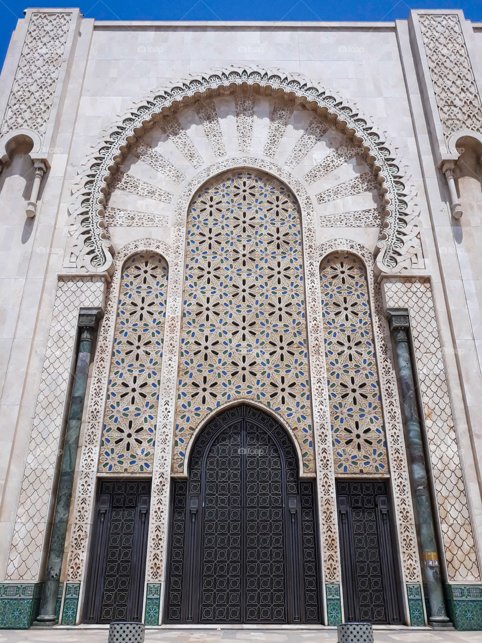 Moroccan mosqué Hassan 2 architecture