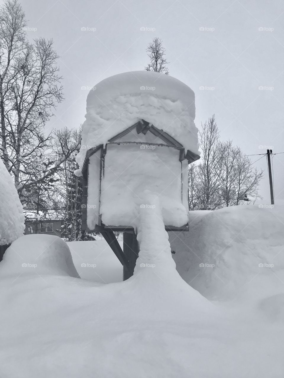Sweden kiruna, winter 2018, snow, cold