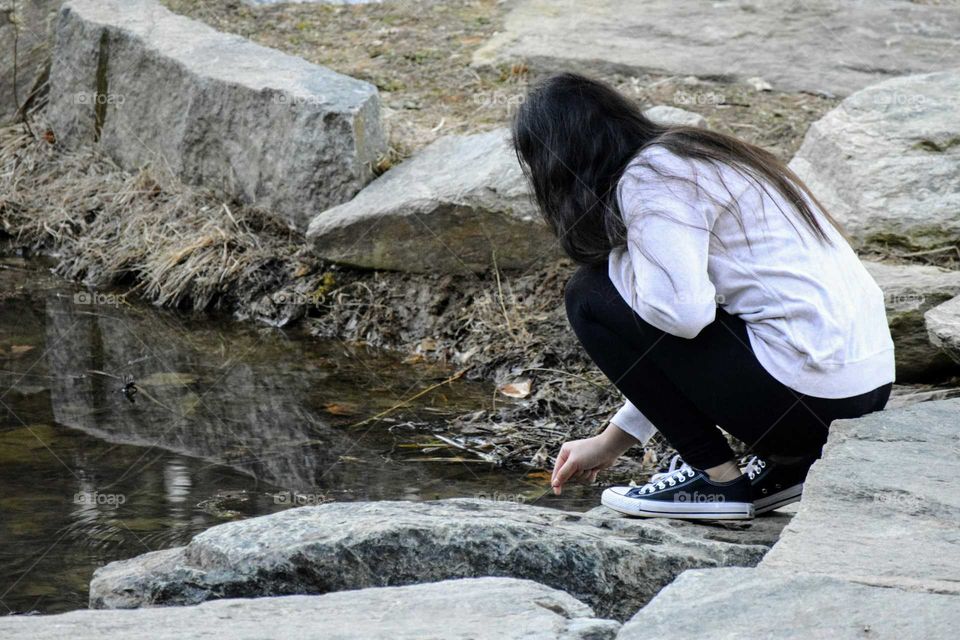 Playing in Water