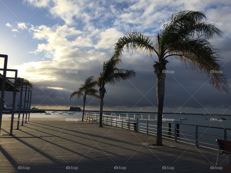 Amanecer desde Lanzarote Islas Canarias 