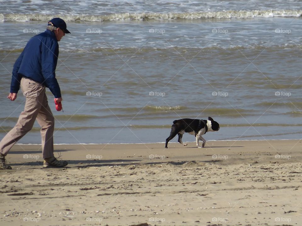 Two guys walking