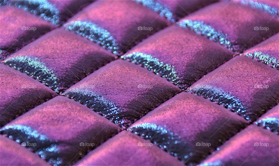 Purple bag close up