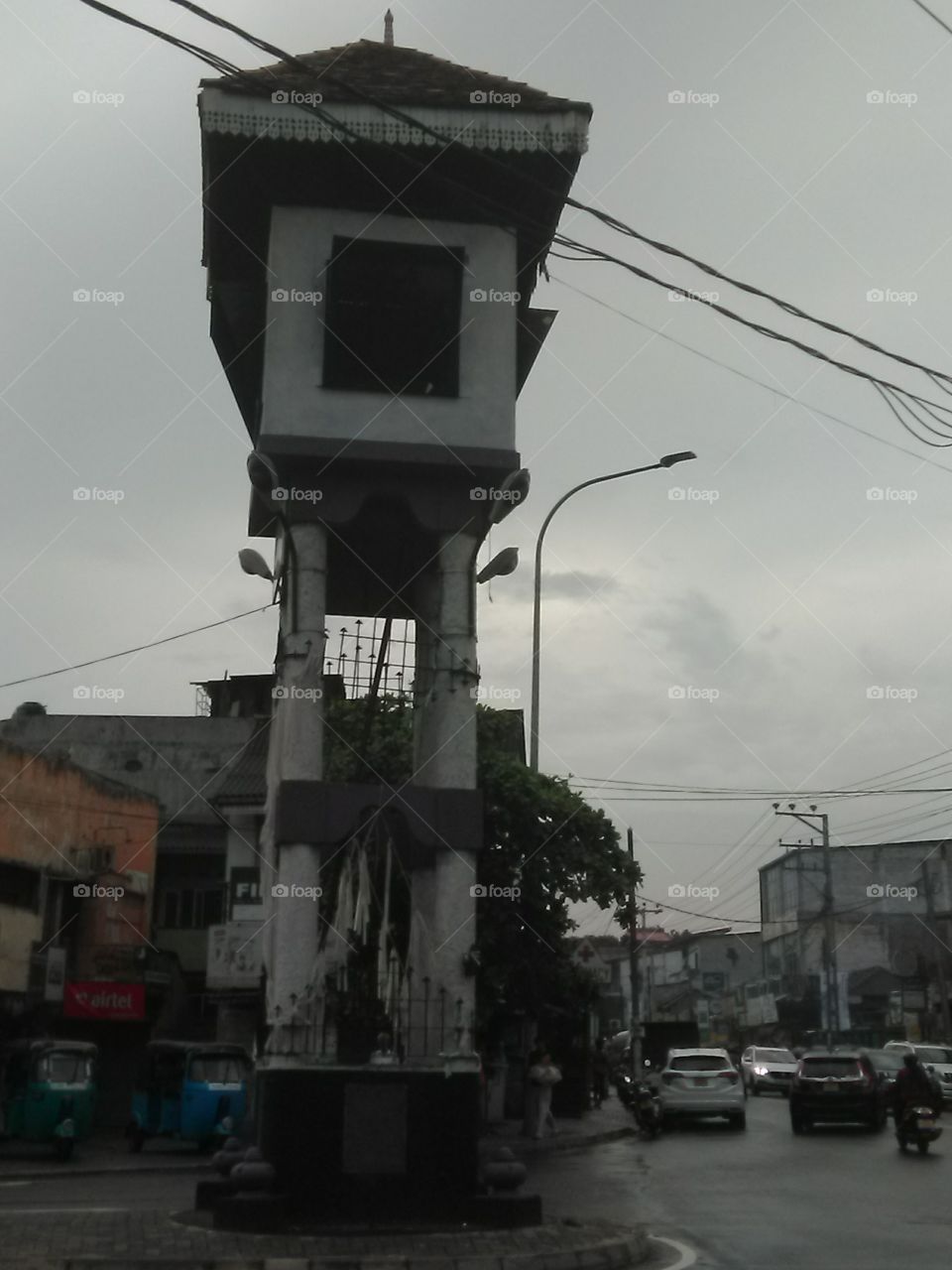 city clock tower