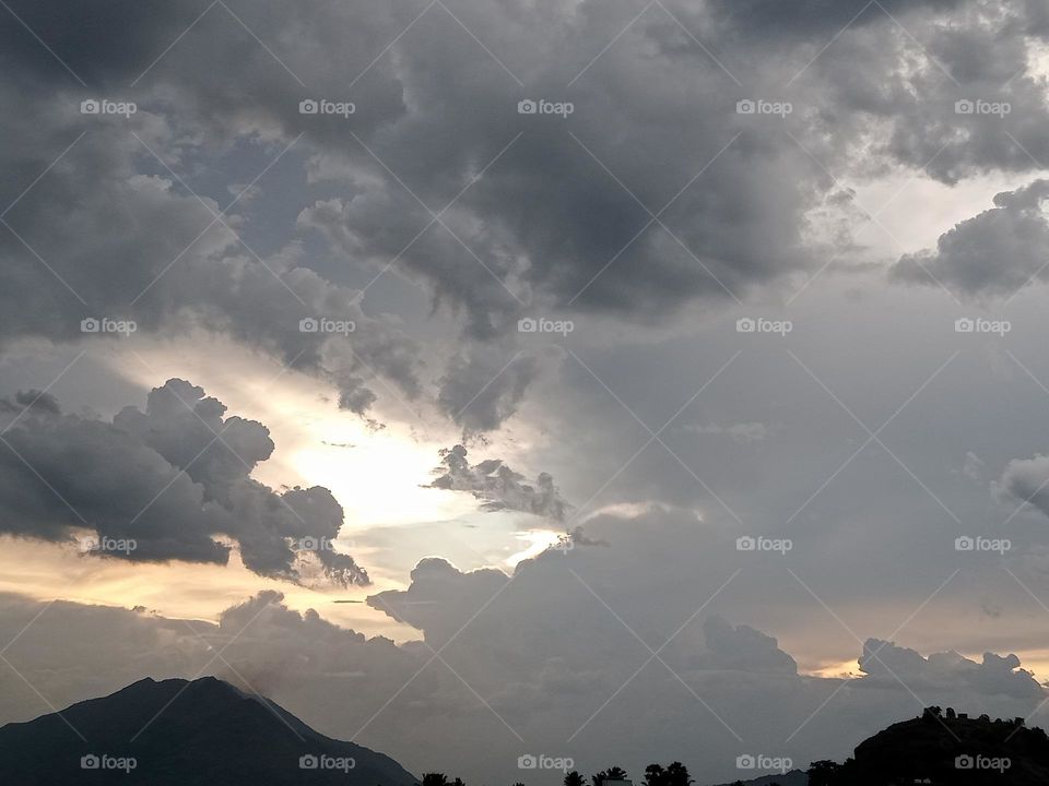 *Ravarma*  Next laval clouds, White space, dark clouds