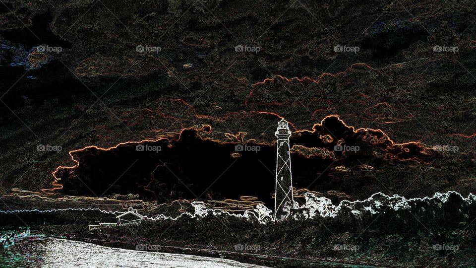 Cape Lookout lighthouse NC