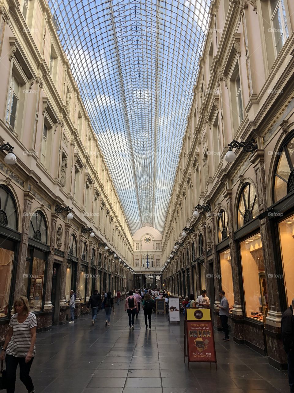 Bruxelles shopping area