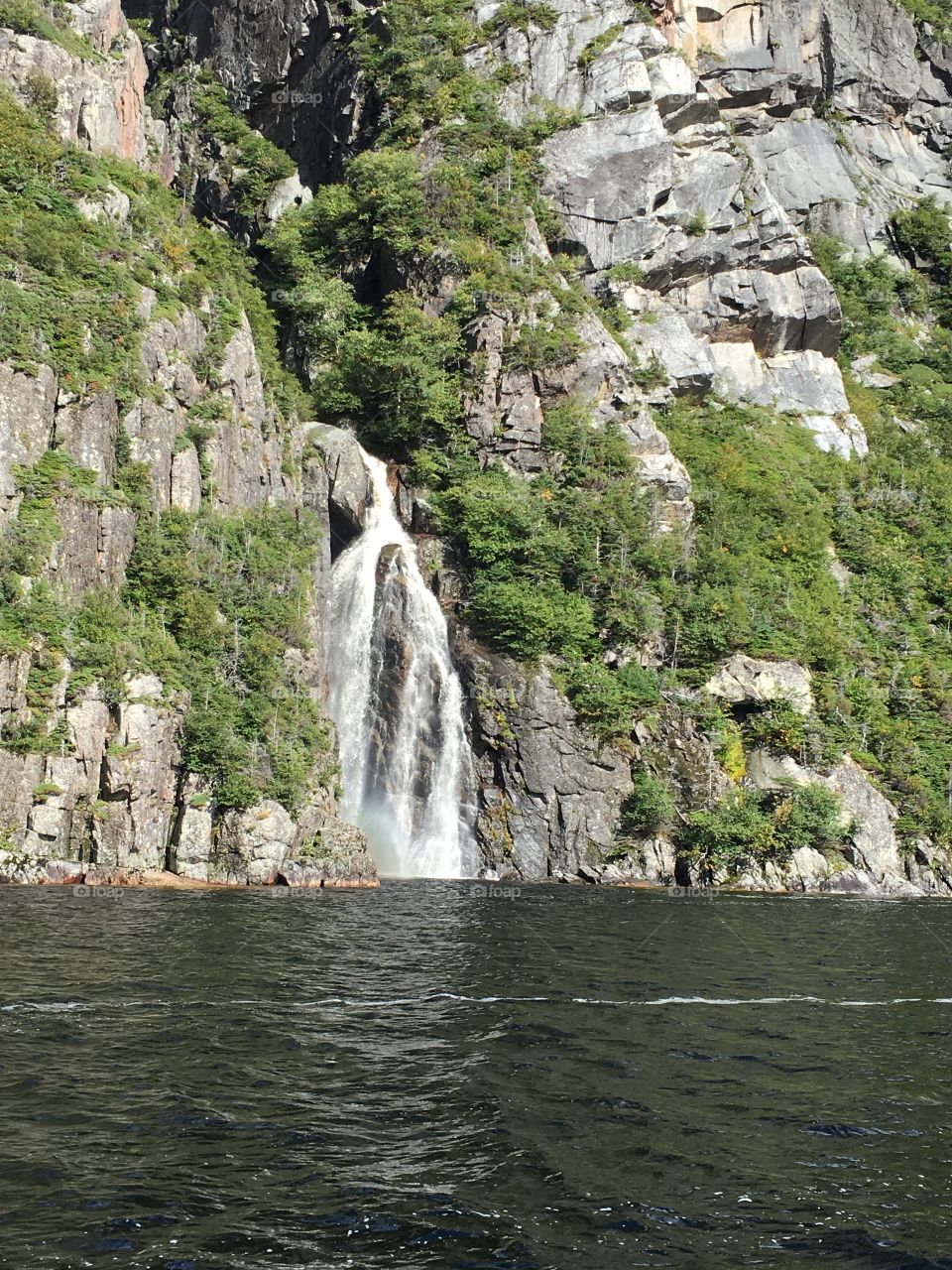 Waterfall in the mountains