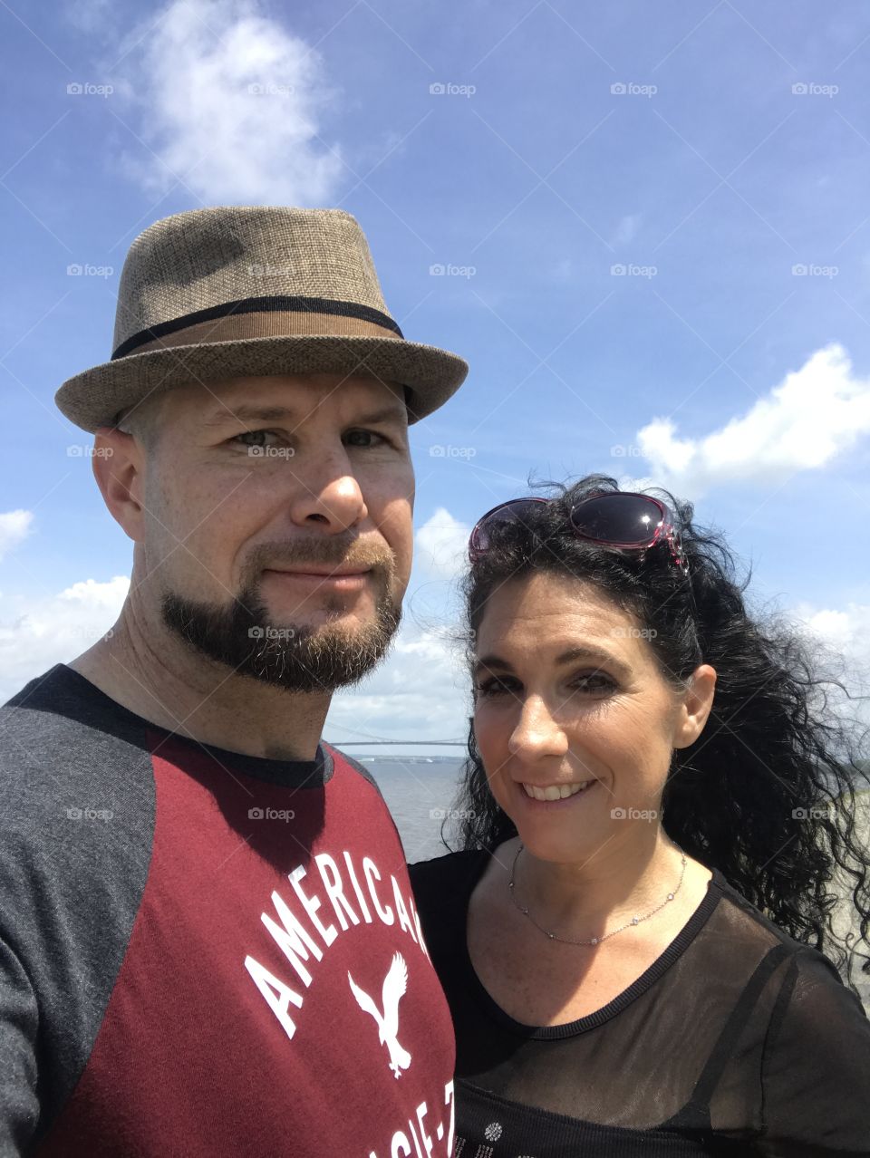 Outdoors getting fresh air