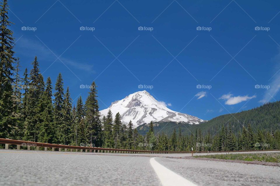 Snow, No Person, Mountain, Wood, Outdoors