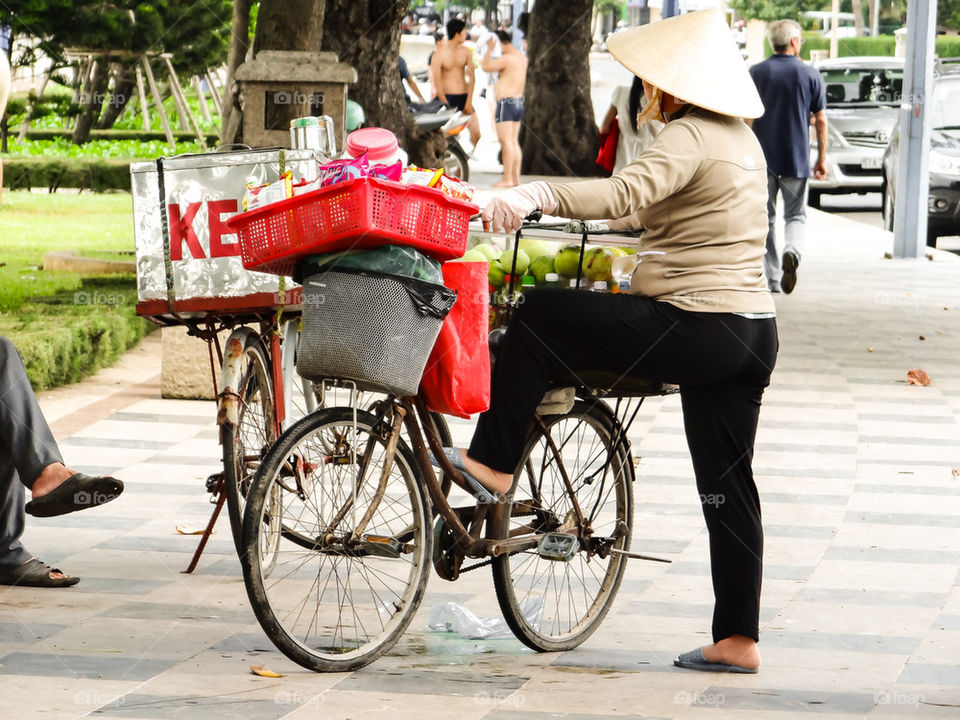 A street seller 