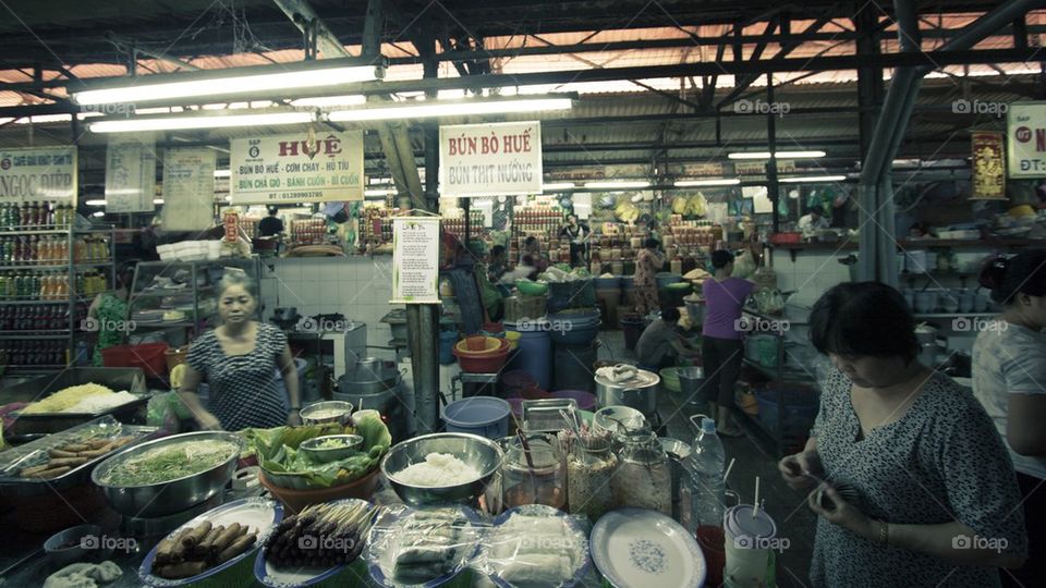 Ho Chi Minh indoor market