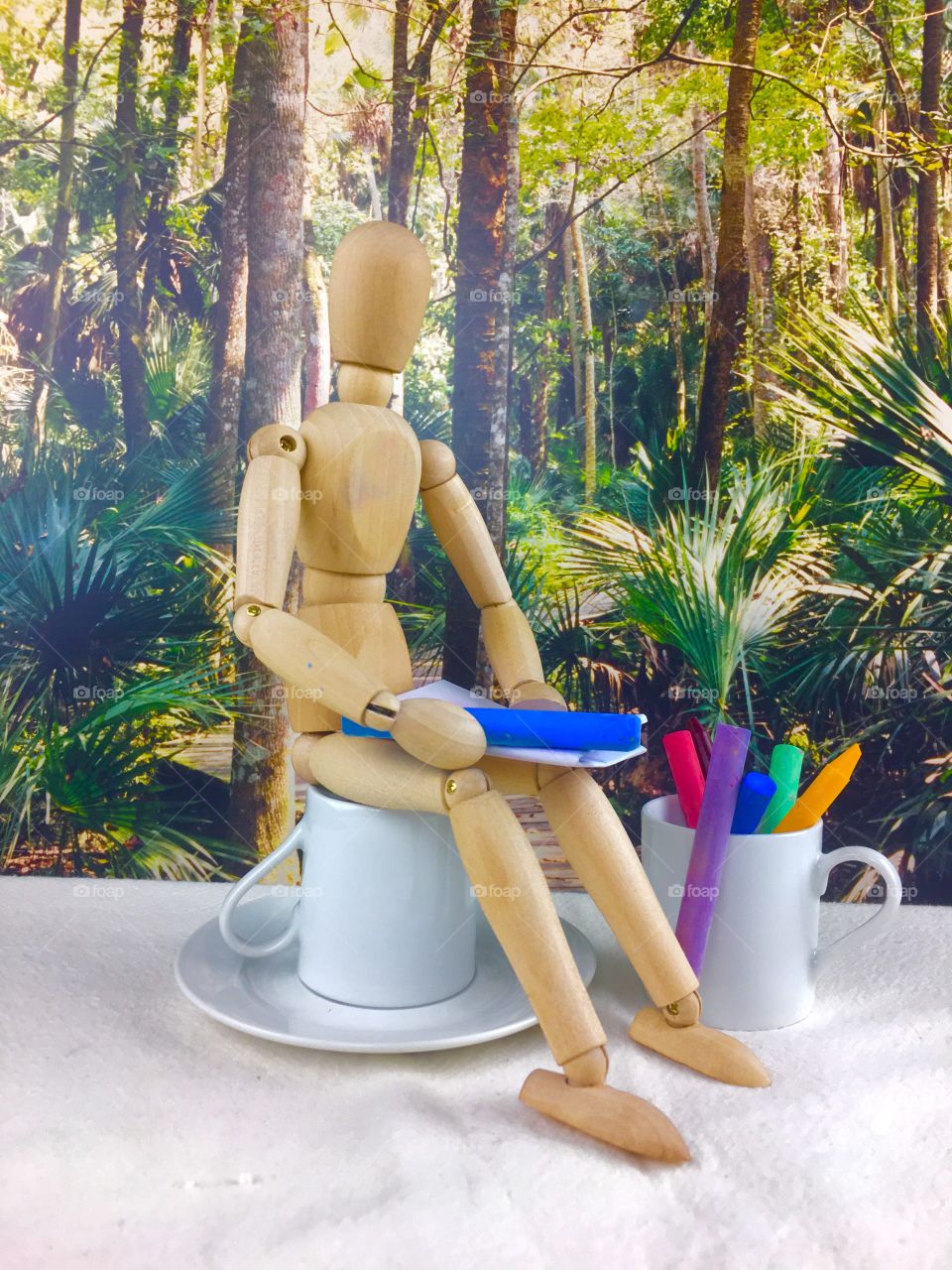 Bob doing his thing, still life. 