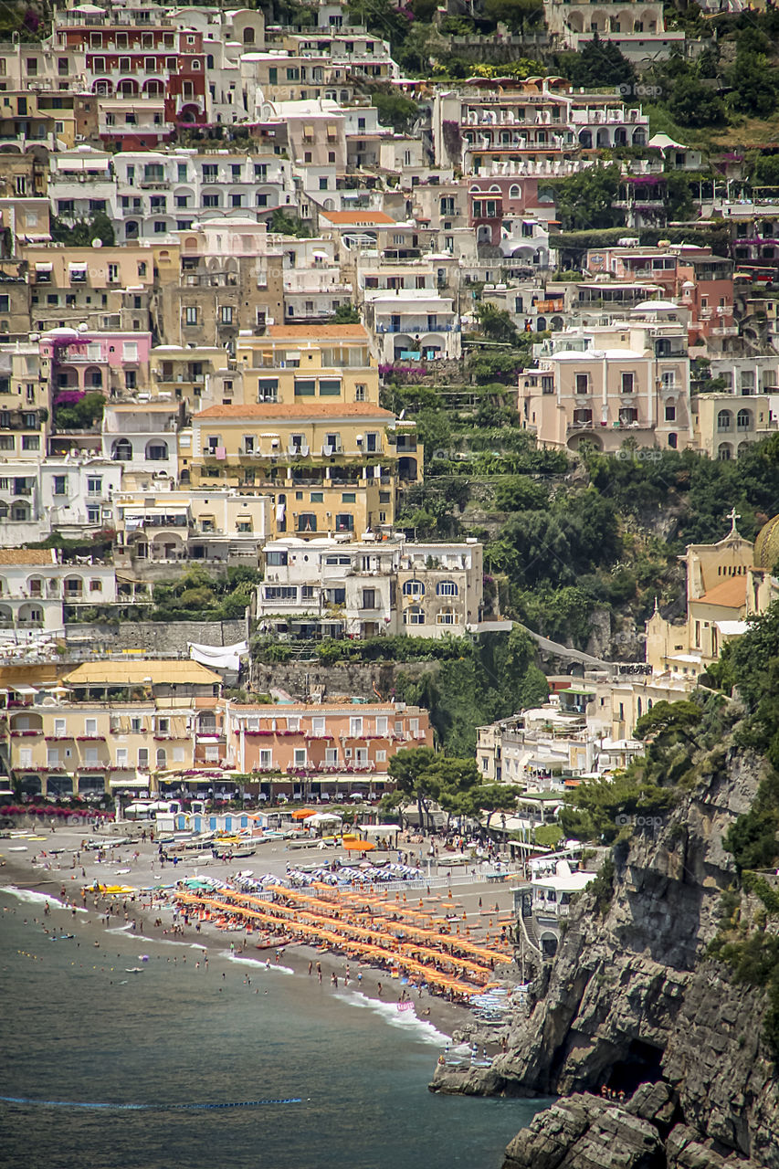 View on Positano south Italy
