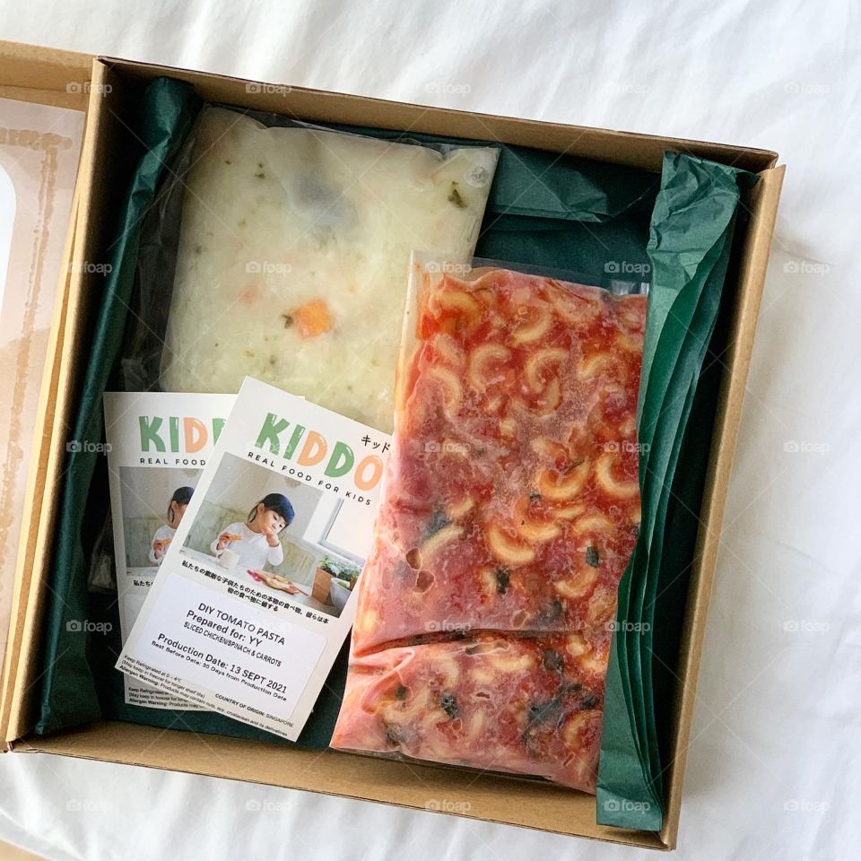Frozen diy healthy meal packs for kids