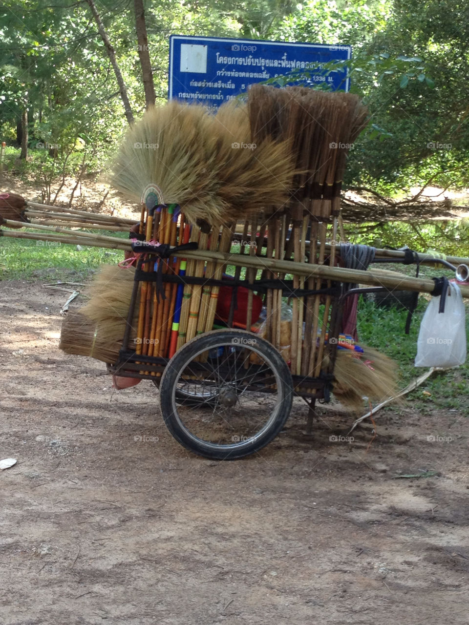 thailand phuket brooms for sale by Terry