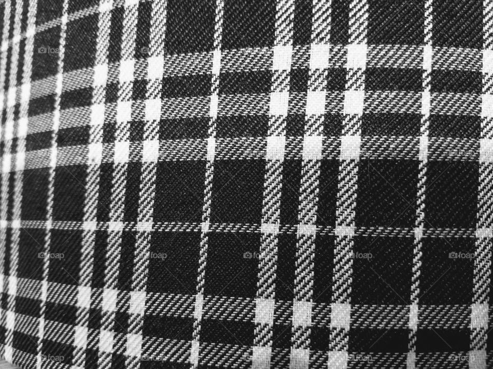 black and white textile