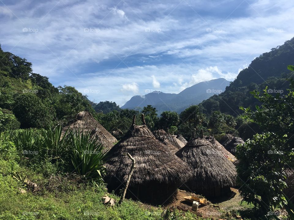 Indigenous Huts, Colombia