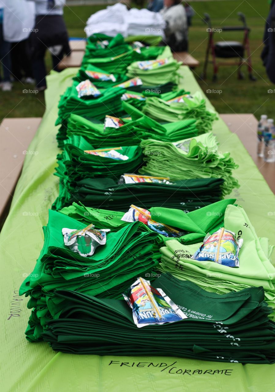 Green Scarfs at Cure Search Event