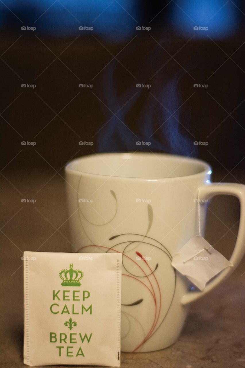 Keep calm and brew tea. 