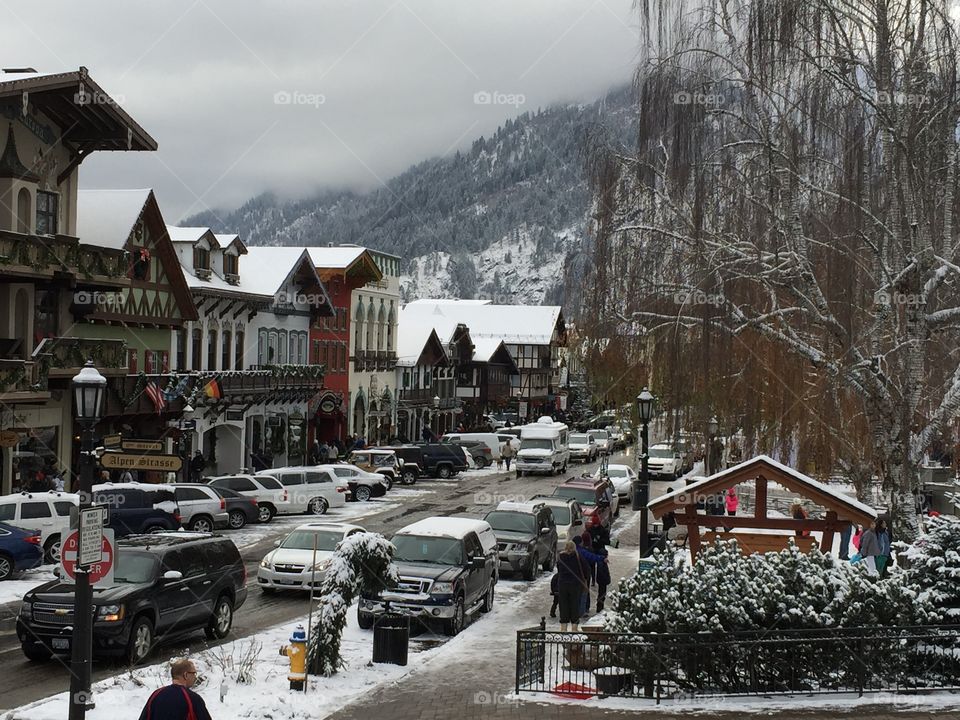 Snowy Leavenworth