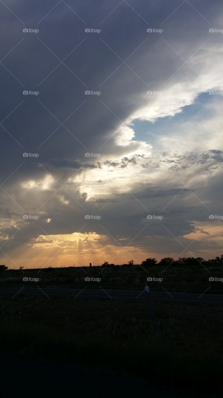 Texas Sunset Sky