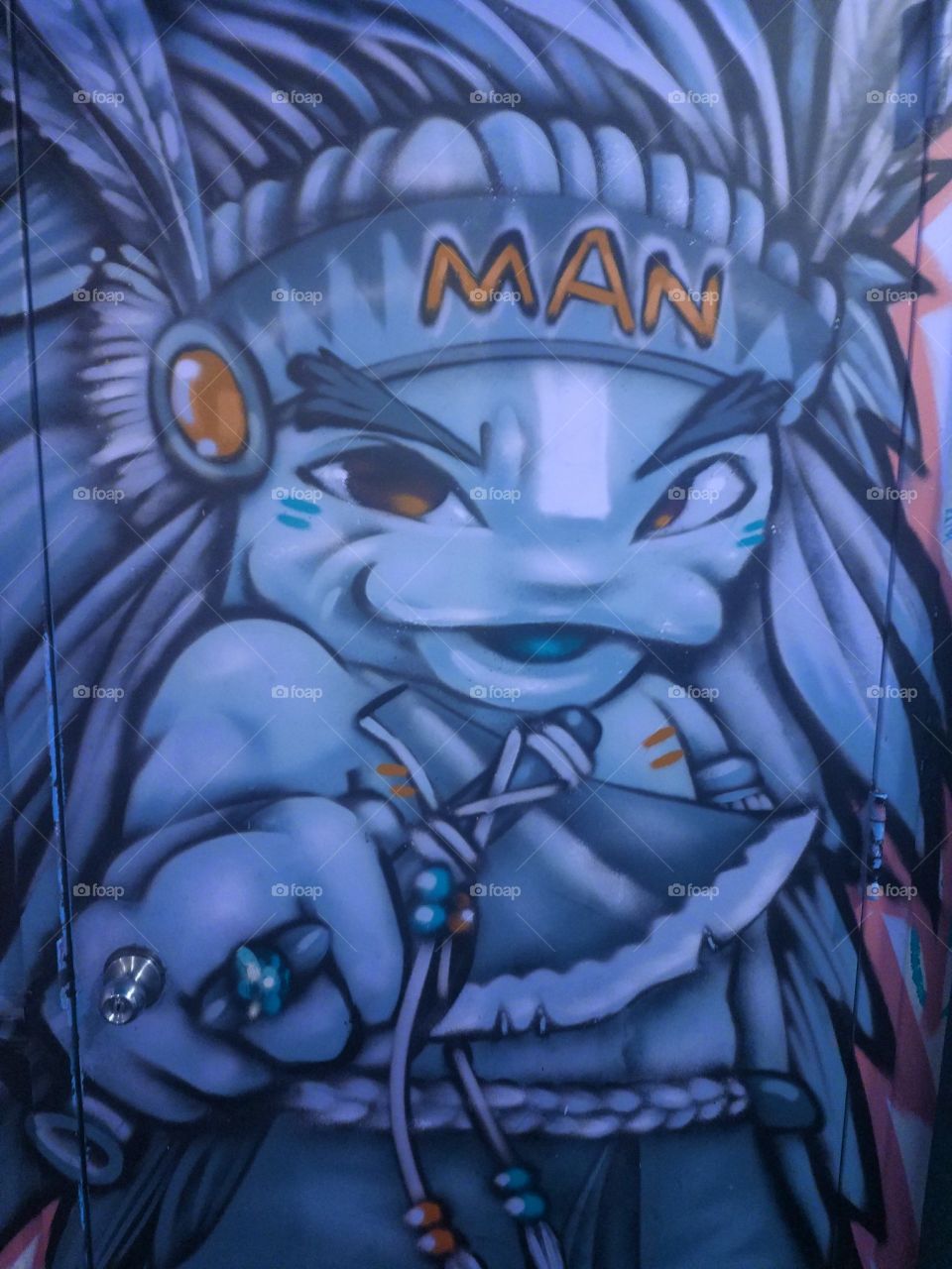 Artwork at John Brown's BBQ located in Long Island City NY