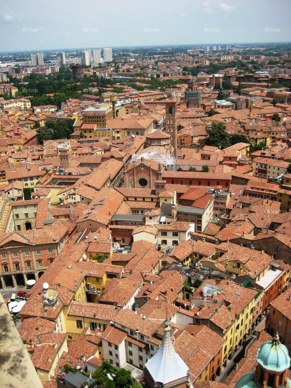Bologna. Aerial view. 
