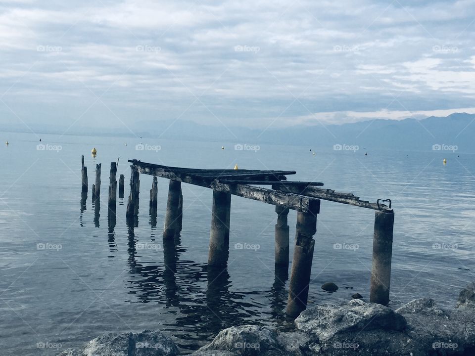 Pier Garda Lake