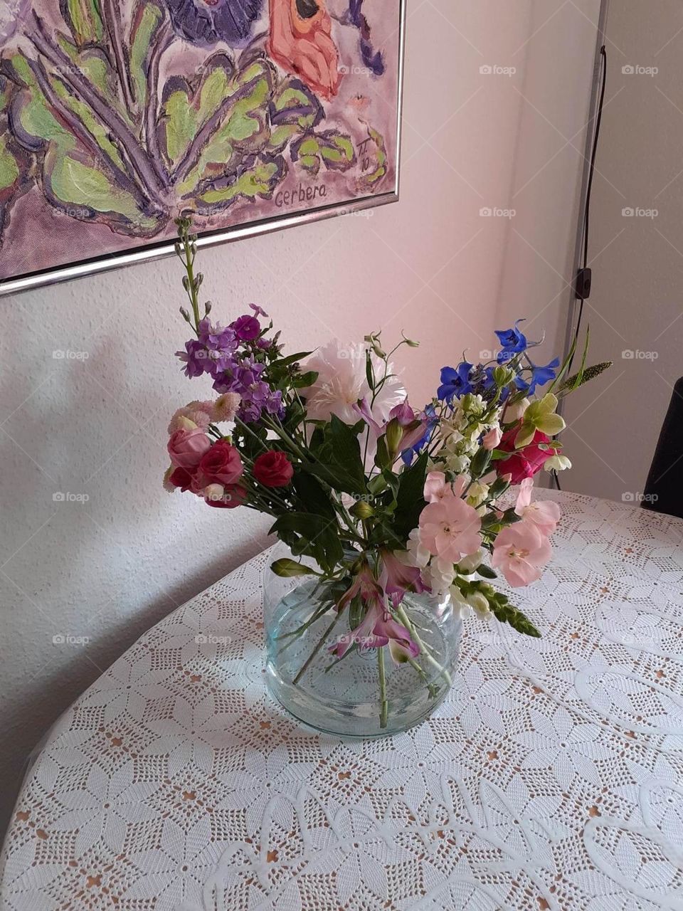 flowers in a vase