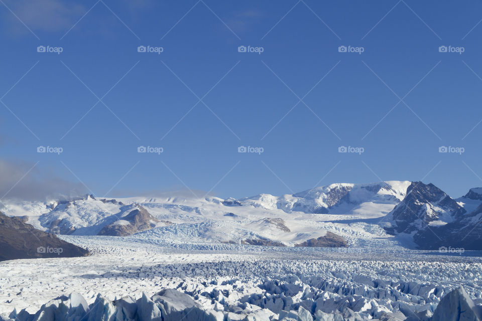 Perito Moreno Glacier near El Calafate in Argentina.