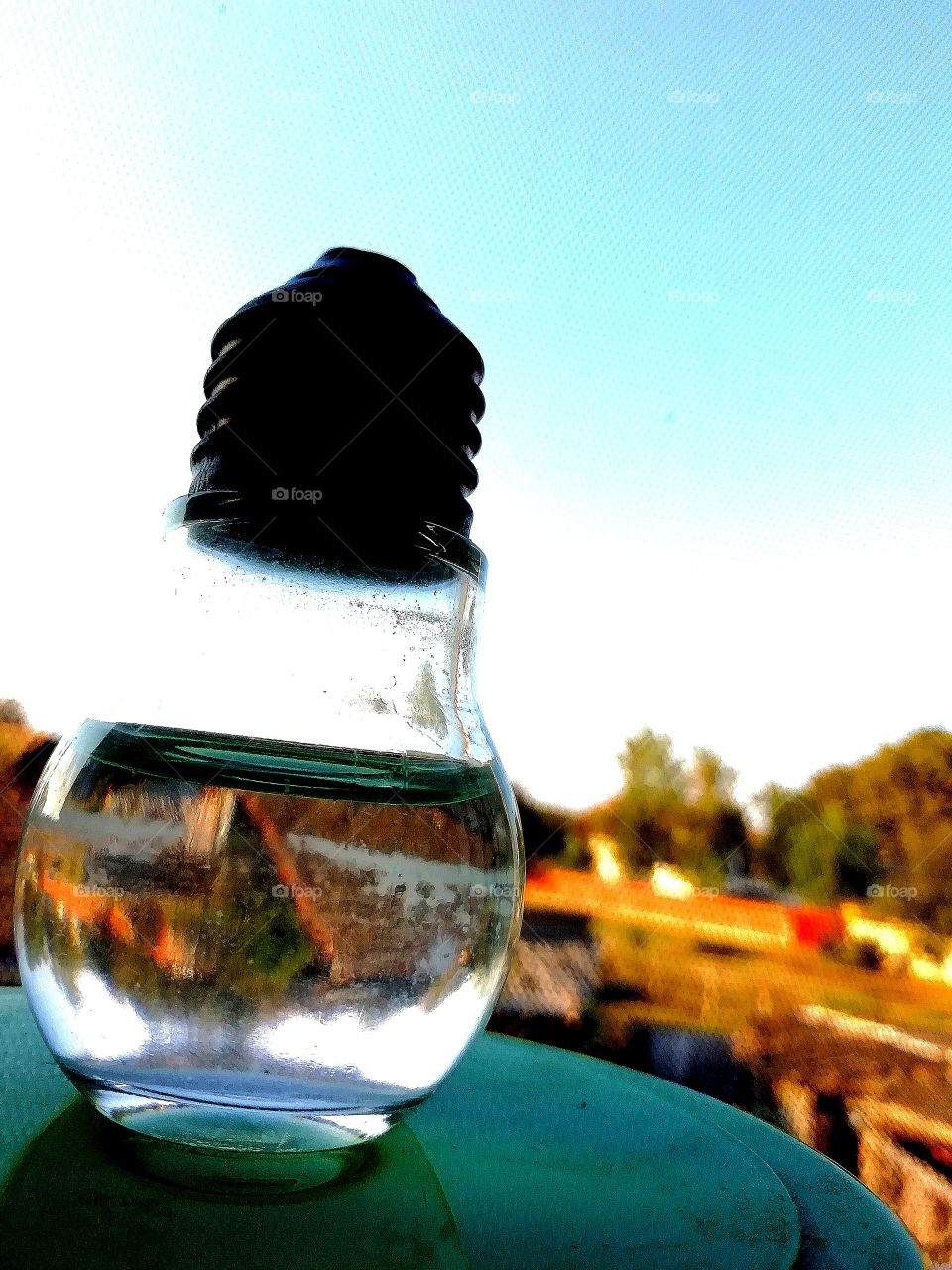 Water in bulb