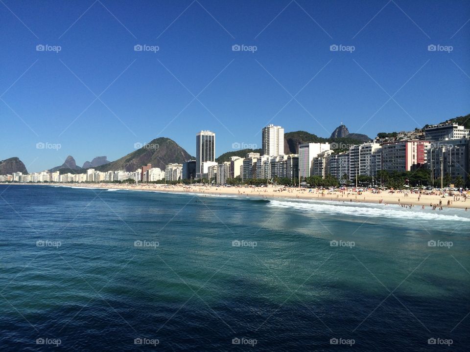 Copacabana beach. Rio de Janeiro