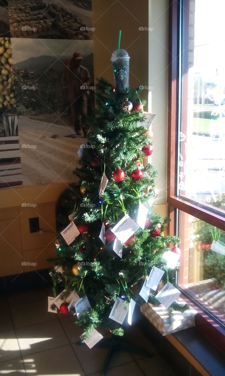 Starbucks Christmas Tree