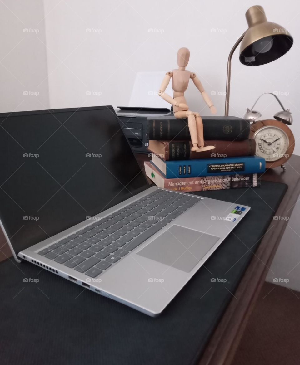 A desk where you work, learn and create