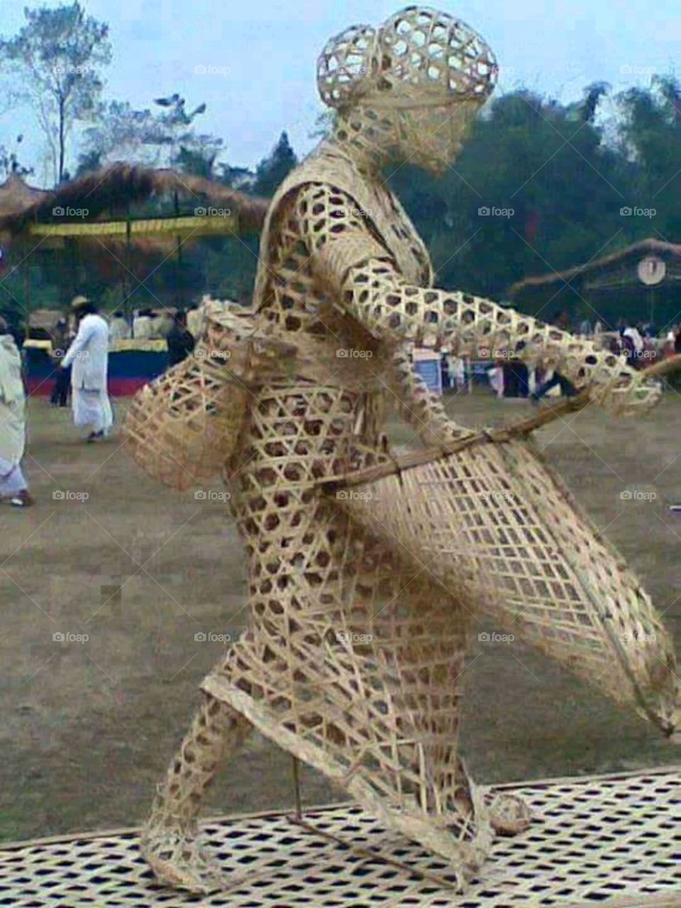 Woven from creative rattan