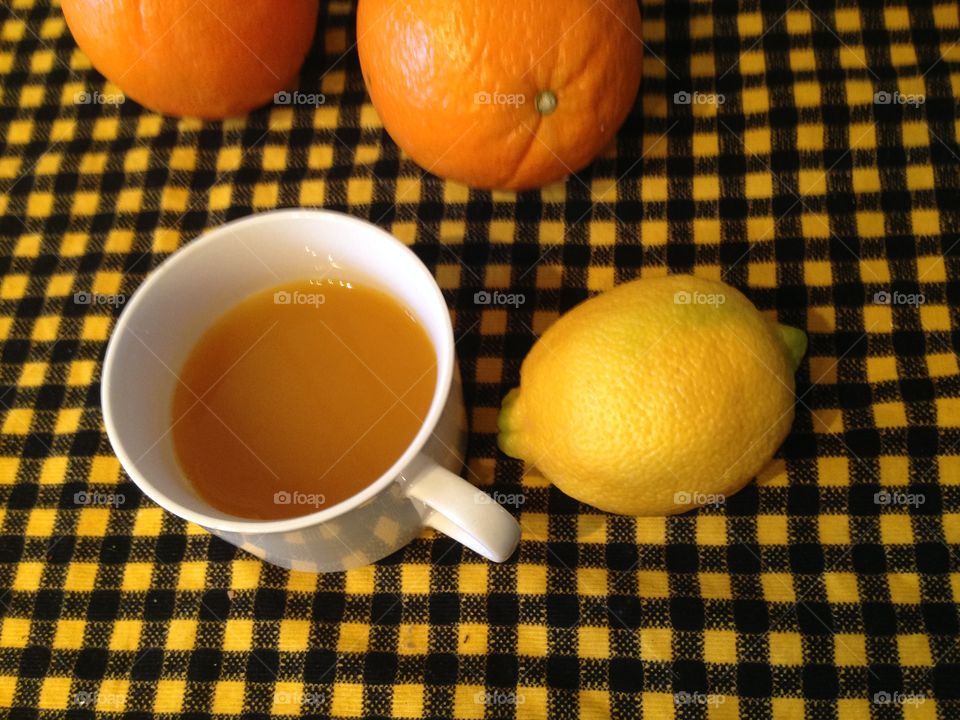 Curcuma citrus tea