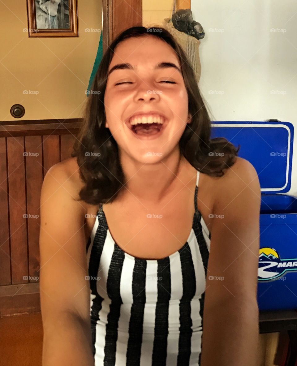 Laughing girl