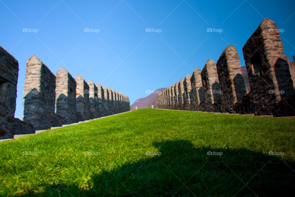 bellinzona switzerland landscape travel building by cmosphotos