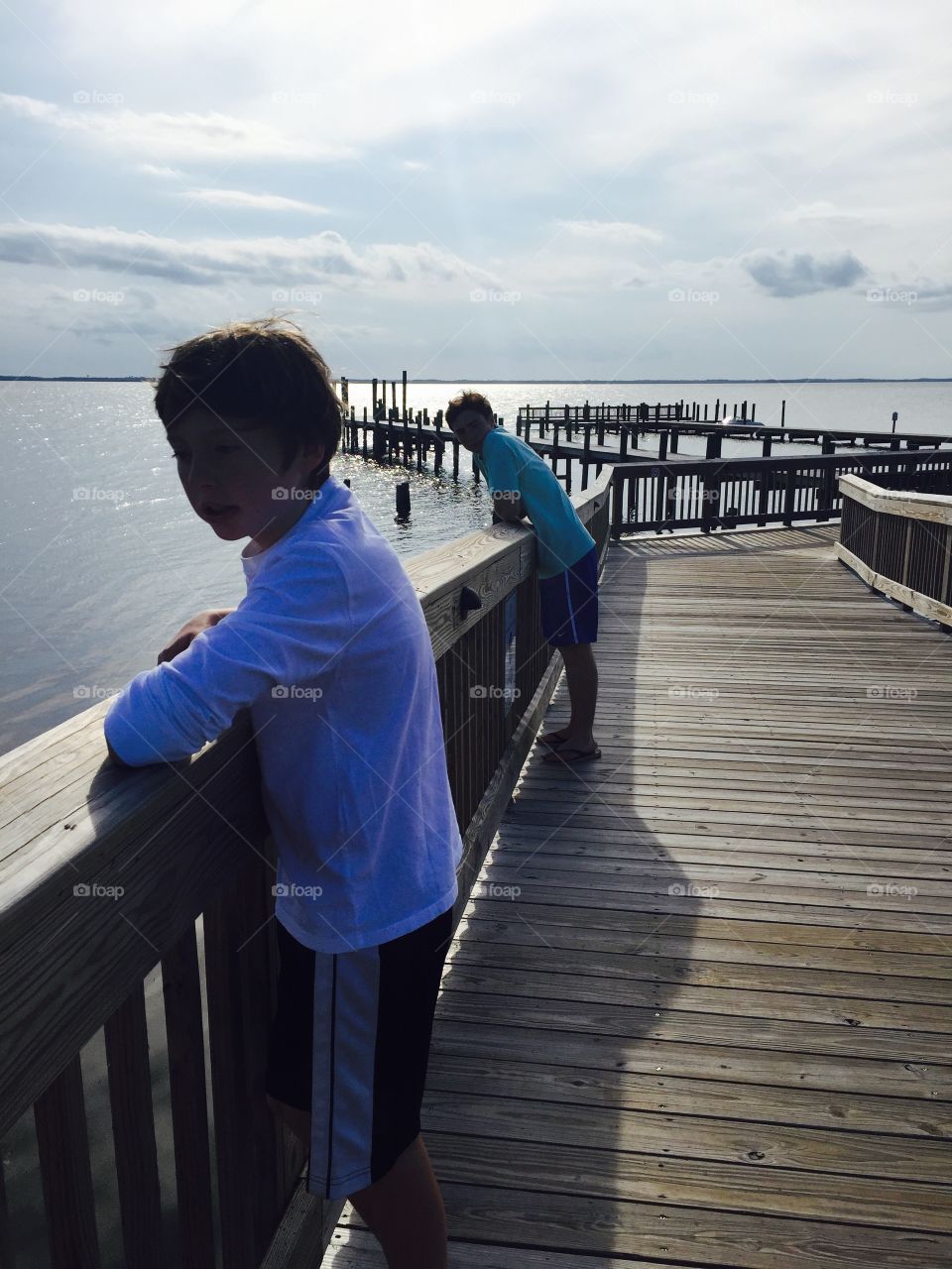 Outer banks pier boys looking