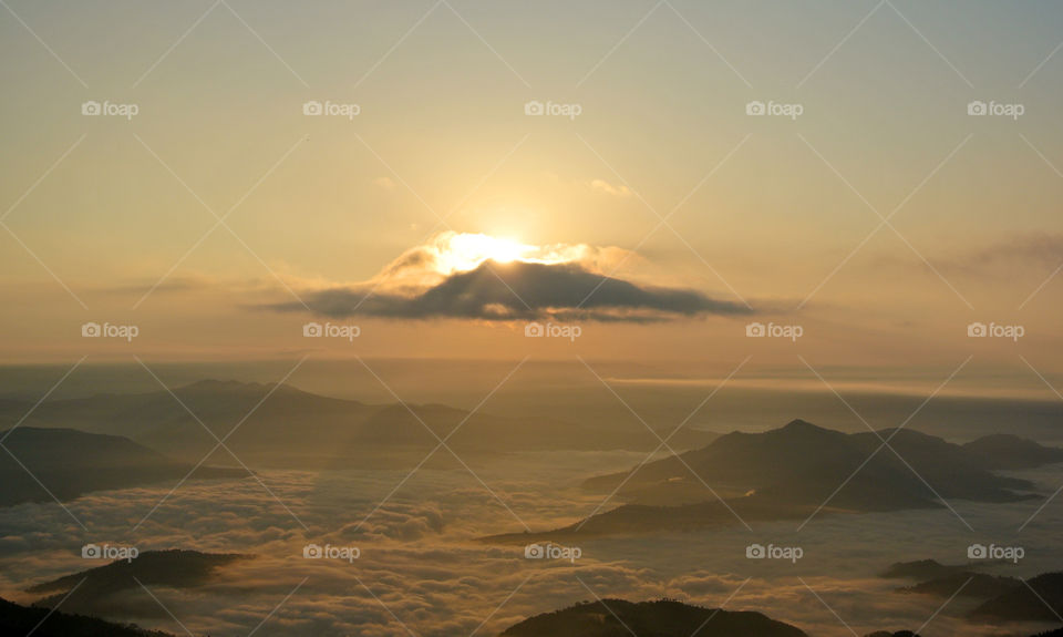 Sunrise in Nepal 