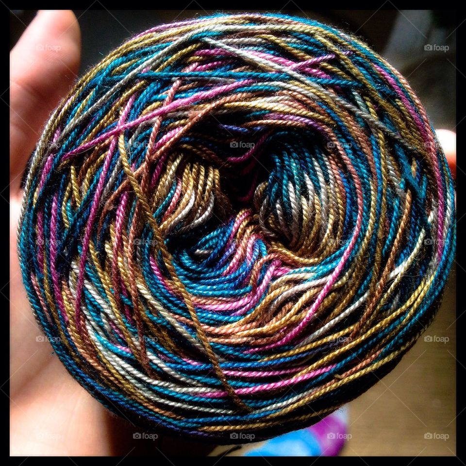 Silk yarn 