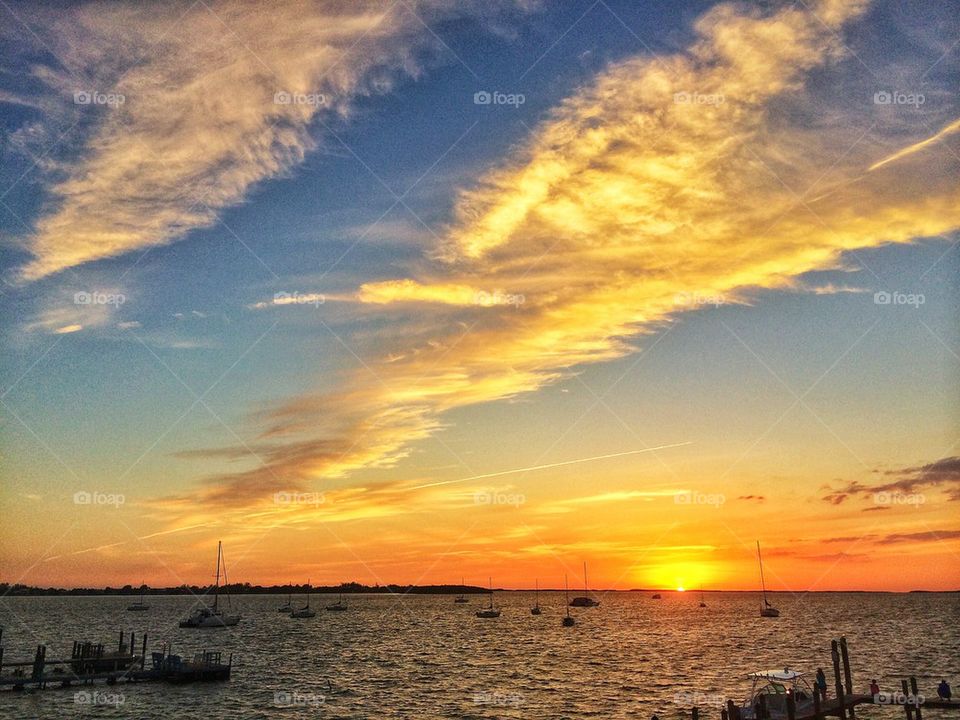 Key Largo Sunset On The Bay