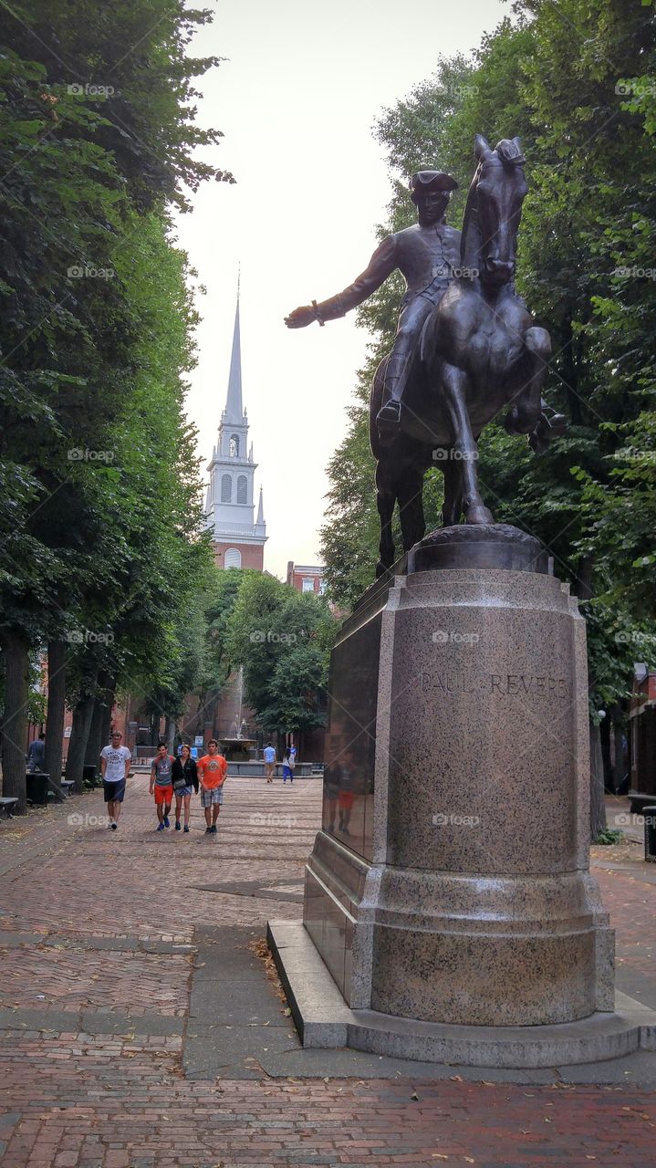 Paul Revere and Old North Church